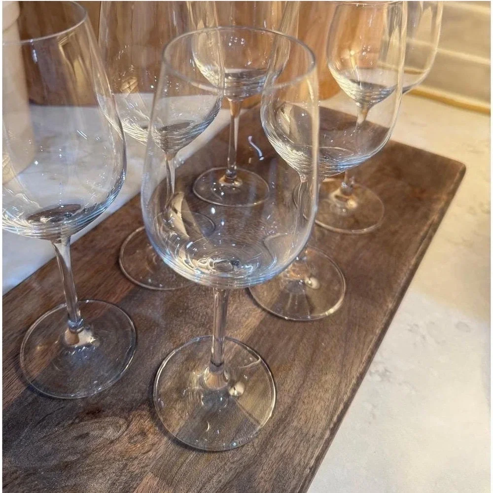 Schott Zwiesel Crystal Wine Glasses Set of 6 Clear Stemmed Barware Germany